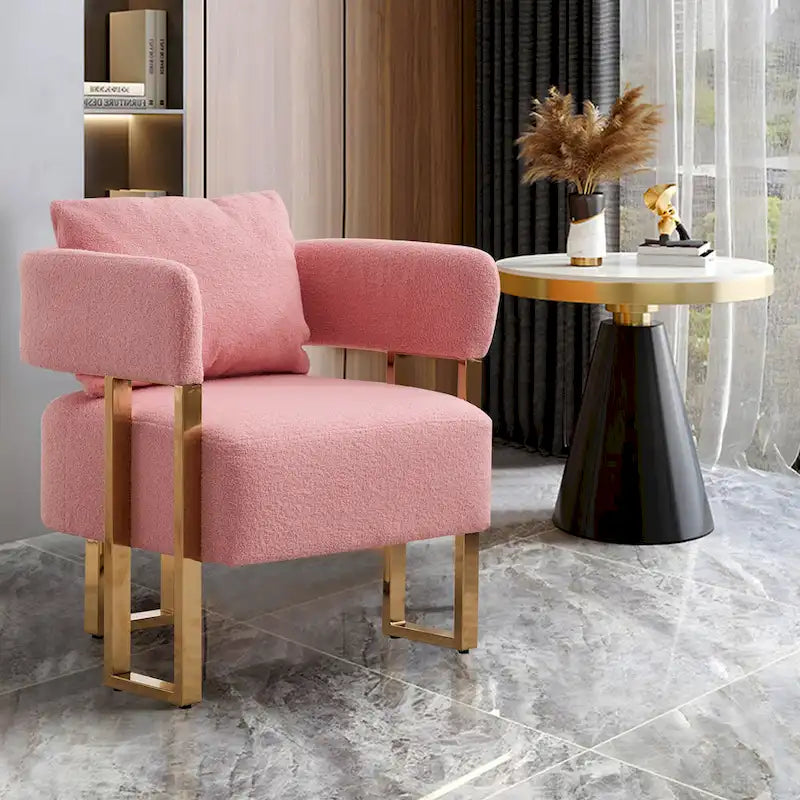 Modern 24.4 Upholstered Accent Chair (Set of 2)
