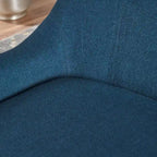 Navy Blue 27 High Back Accent Chair with Wing Back