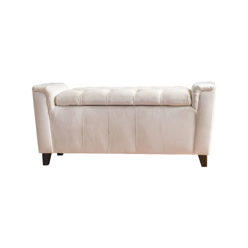 Versatile Storage Ottoman with Padded Seat