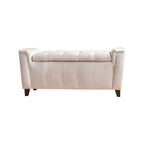 Versatile Storage Ottoman with Padded Seat