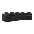 Living Room Oversized Boucle Sofa 3 Seater