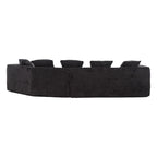 Living Room Oversized Boucle Sofa 3 Seater
