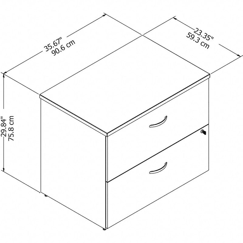 Studio C 2-drawer Lateral File Cabinet by Bush Business Furniture
