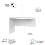 Echo 42W Desk Return/Bridge by Bush Business Furniture