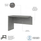 Echo 42W Desk Return/Bridge by Bush Business Furniture