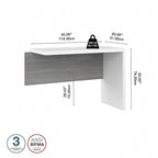 Echo 42W Desk Return/Bridge by Bush Business Furniture