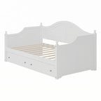 Twin Size Wood Daybed with Drawers