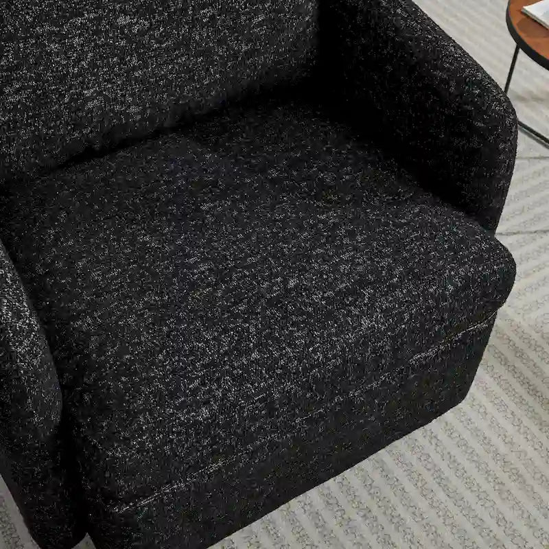 GDFStudio - Clara Chenille Swivel Accent Chair with Sleek Modern Design and Plush Cushioning - 31.5W
