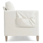 Larb Modern Solid Wood Three-Seater Sofa Couch by Christopher Knight Home