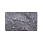 HomeRoots 47 Gray and Walnut Stone And Solid Wood Coffee Table - 47' X '18' X '28
