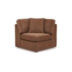 Signature Design by Ashley Modmax Orange 6-Piece Sectional with Audio Console - 139W x 86D x 36H