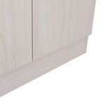 HomeRoots 71 Light Gray Wood Pantry Or Storage Closet - 23.6' X '70.8' X '11.8