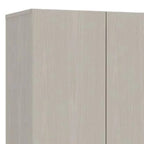 HomeRoots 71 Light Gray Wood Pantry Or Storage Closet - 23.6' X '70.8' X '11.8