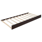 Queen Wood Platform Bed with 2 Drawers & Twin XL Trundle