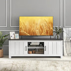 Gymax Farmhouse TV Stand for TVs up to 65 Media Console Center w/