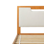 Walker Edison Mid Century Modern Solid Wood Storage Platform Bed