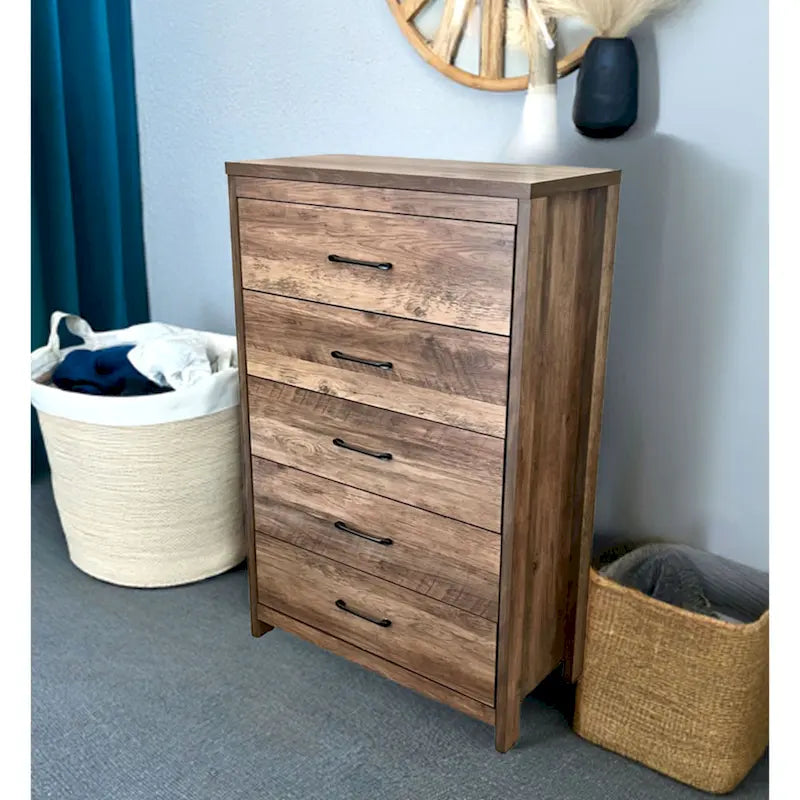 Slide Logic 5 Drawer Upright Dresser