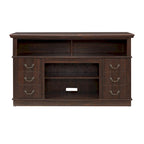 Traditional Rustic Farmhouse TV Stand with 6 Drawer, 4 Storage Shelf and Cable Management For Living Room Bedroom
