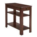 Single-Drawer Sofa Side Table with Shelf