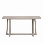 Stylish 60 Console Table, Rectangular Outdoor Entryway Table with Sturdy Construction for Hall Use