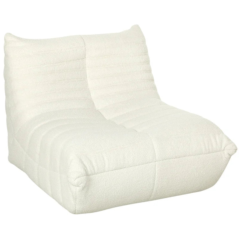 HOMCOM Bean Bag Chair for Adults, Giant Fireside Chair Lazy Sofa, Bean Bag Sofa with High Density Comfortable Foam