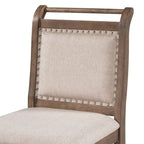 Compact 3-Piece Counter-Height Set  Drop-Leaf Wood Table & 2 Padded Dining Chairs for Small Spaces