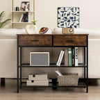 Costway Console Entryway Sofa Table with 2 Drawers for Entrance Living - See Details