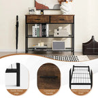 Costway Console Entryway Sofa Table with 2 Drawers for Entrance Living - See Details