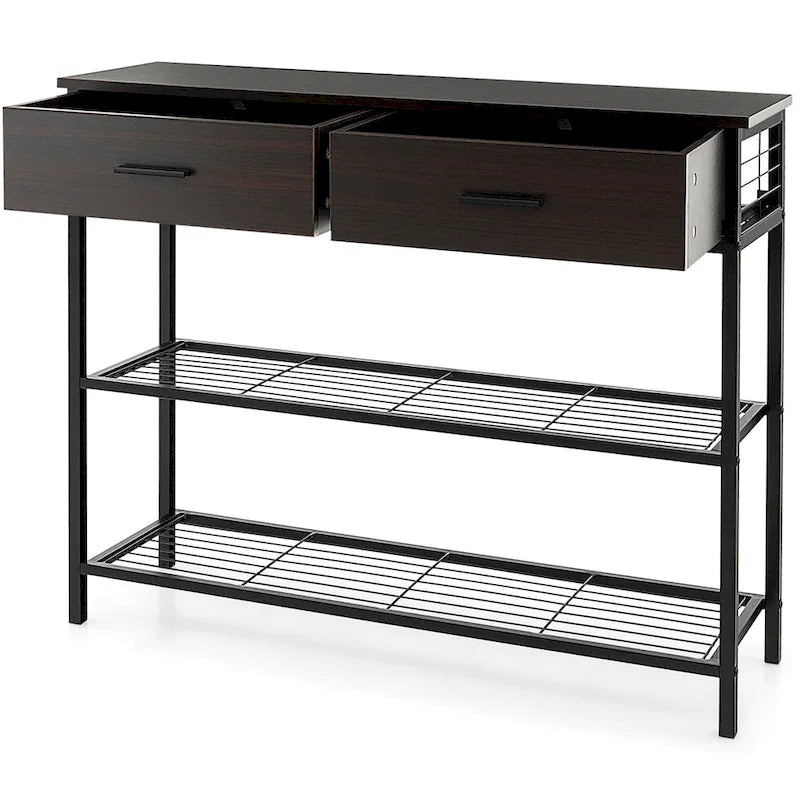 Costway Console Entryway Sofa Table with 2 Drawers for Entrance Living - See Details