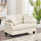 Faux Leather 2 Piece Chair and Sofa Set by Morden Fort