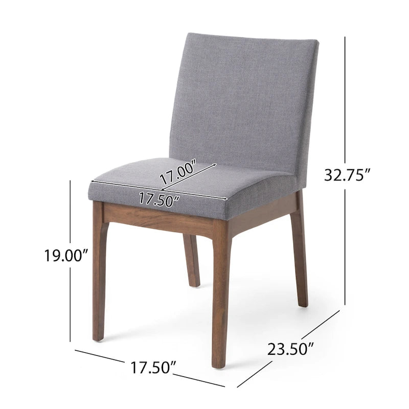 Dining Room Set of 5, Kitchen Set with Wood Frame Dining Table and 4 Upholstered Chairs for Dining Room Restaurant