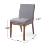 Dining Room Set of 5, Kitchen Set with Wood Frame Dining Table and 4 Upholstered Chairs for Dining Room Restaurant