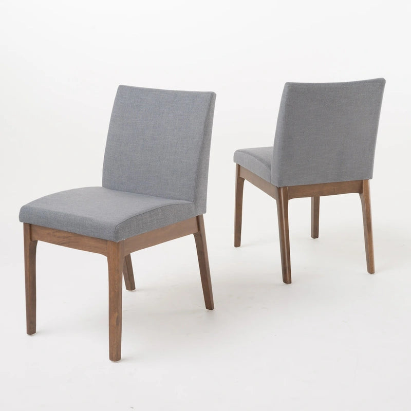 Dining Room Set of 5, Kitchen Set with Wood Frame Dining Table and 4 Upholstered Chairs for Dining Room Restaurant
