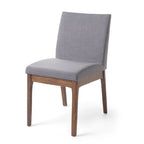 Dining Room Set of 5, Kitchen Set with Wood Frame Dining Table and 4 Upholstered Chairs for Dining Room Restaurant