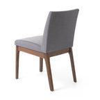 Dining Room Set of 5, Kitchen Set with Wood Frame Dining Table and 4 Upholstered Chairs for Dining Room Restaurant