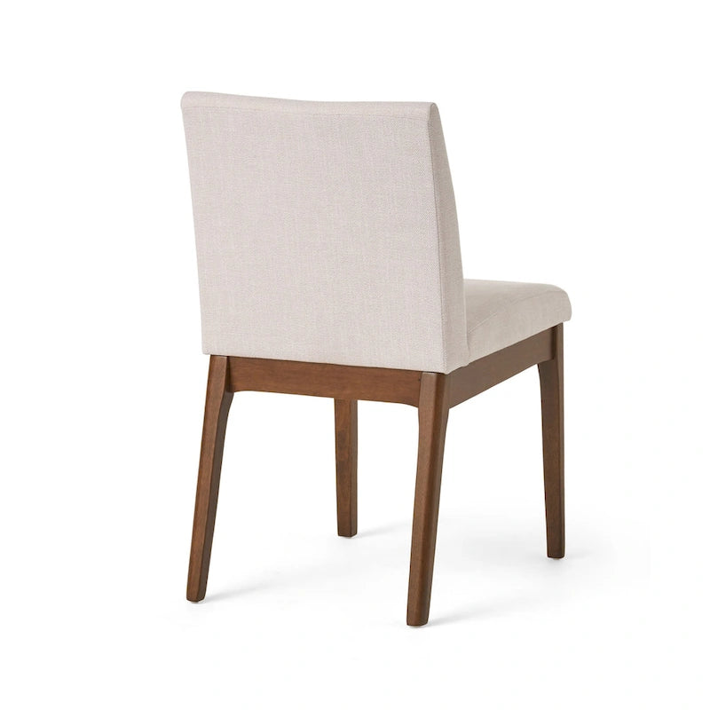 Dining Room Set of 5, Kitchen Set with Wood Frame Dining Table and 4 Upholstered Chairs for Dining Room Restaurant