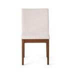 Dining Room Set of 5, Kitchen Set with Wood Frame Dining Table and 4 Upholstered Chairs for Dining Room Restaurant