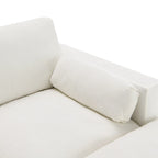U Shaped Chenille Modular Sectional Cloud Sofa with 2 Ottoman, Pillows
