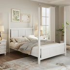 Queen Size Solid Pine Four Poster Bed with 75 Tall Four Poster Bed Frame