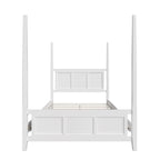 Queen Size Solid Pine Four Poster Bed with 75 Tall Four Poster Bed Frame