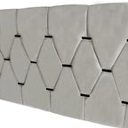 Queen Size Platform Bed with Gold Tufted Headboard with Trundle And Storage Drawers (600lb Capacity)