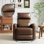 Manual Reclinder, 360 Swivel Rocking Glider Reclinder Chair with Ergonomic Backrest