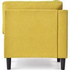 65 Linen Corner Chaise Lounge