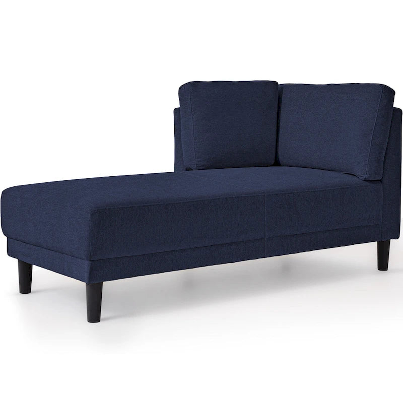 65 Linen Corner Chaise Lounge