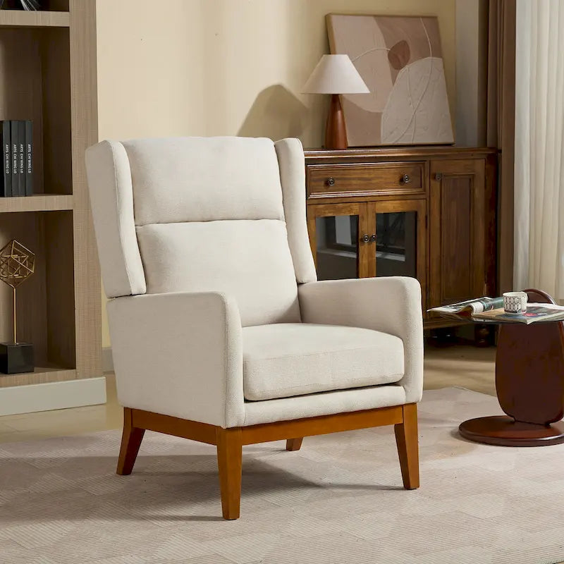 26.18 High Back Upholstered Arm Chair