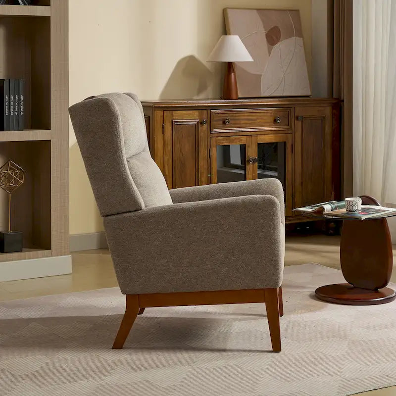 26.18 High Back Upholstered Arm Chair