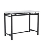 Modern Style 3-Piece Dining Set with Rectangular Table and 2 Upholstered Dining Chairs