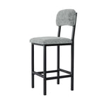 Modern Style 3-Piece Dining Set with Rectangular Table and 2 Upholstered Dining Chairs