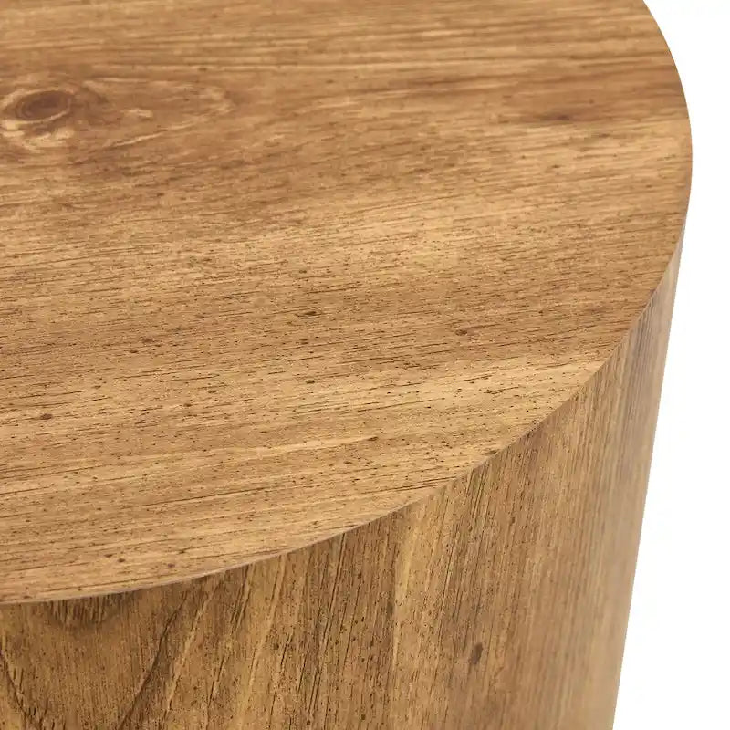 15.7 Modern Round Coffee Table with Fashionable Pattern and Stable Base for Living Room