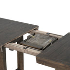Traditional Style 7-piece Extendable Dining Table Set with Butterfly Leaf and 6 Upholstered Chairs